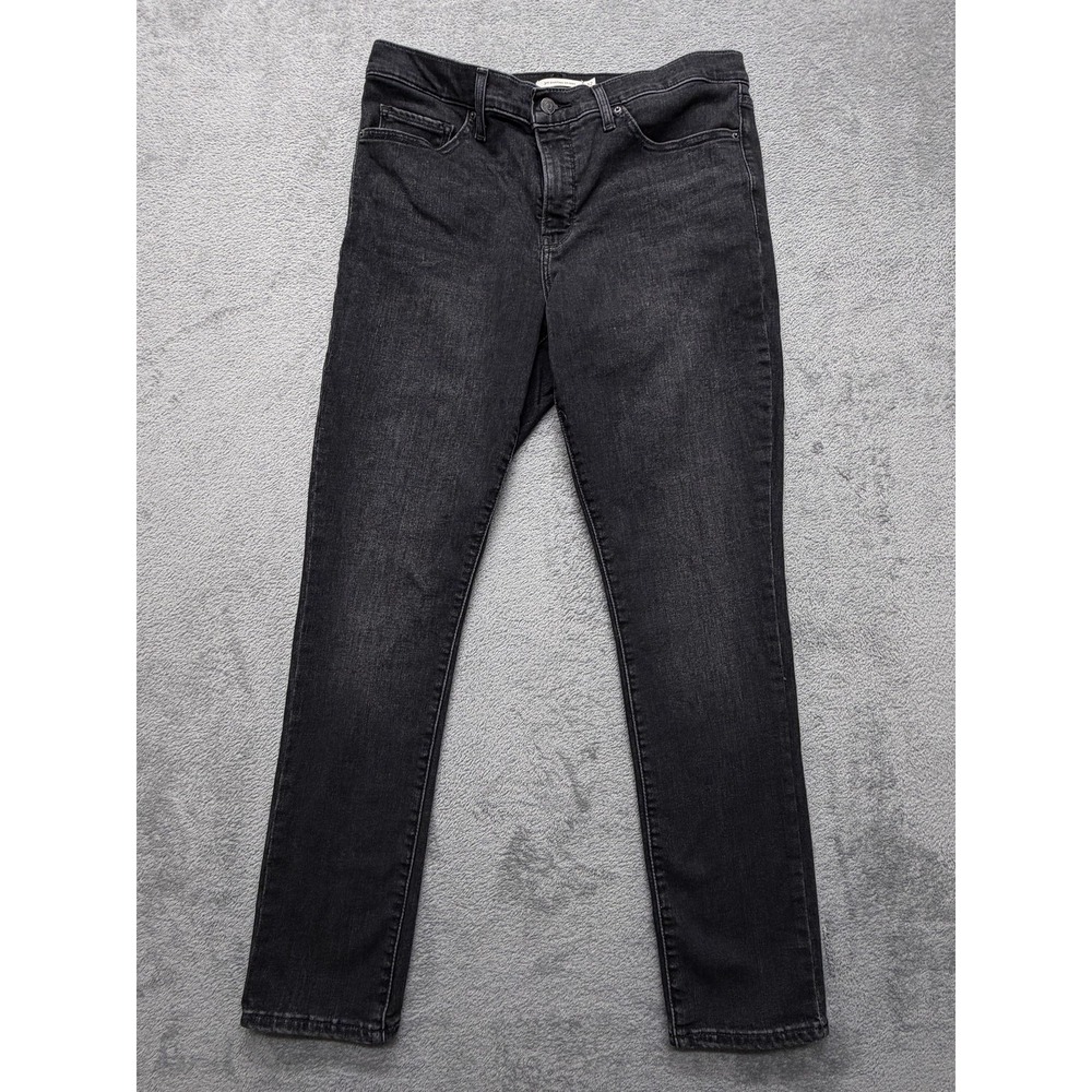Levi's Jeans Womens 32 Black 311Shaping Skinny Stretch Denim Mid‎ Rise